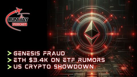 NY AG Slams Genesis! ETH Explodes to $3.4K on ETF Rumors & More | The Runway