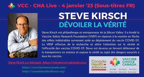 STEVE KIRSCH – DÉVOILER LA VÉRITÉ