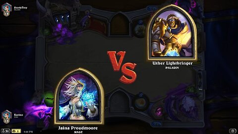 Hearthstone, Standard Inspire Mage verses Paladin (with commentary)