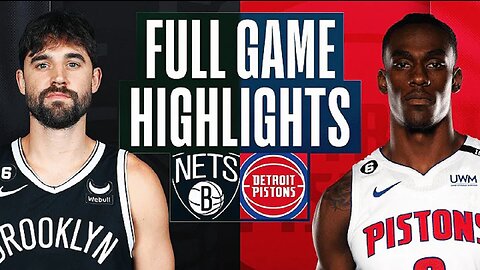 Brooklyn Nets vs. Detroit Pistons Full Game Highlights | Apr 5 | 2022-2023 NBA Season