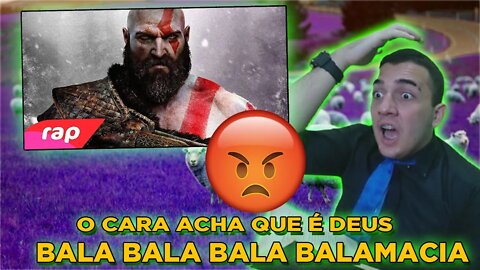 PASTOR REACT Rap do Kratos (God of War) - EU SOU UM DEUS | NERD HITS