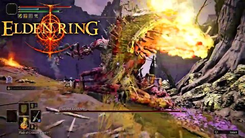 Elden Ring - Boss Fight - Ulcerated Tree Spirit - Minor Erdtree, Mt. Gelmir | AI Break