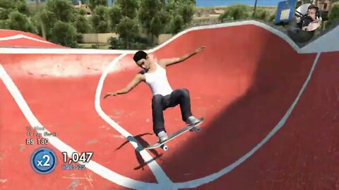 Doing sweet tricks at Carvatron #Skate3