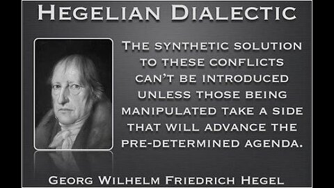 THE HEGELIAN DIALECTIC IN ACTION - BILL COOPER (1991) PROBLEM-REACTION-SOLUTION