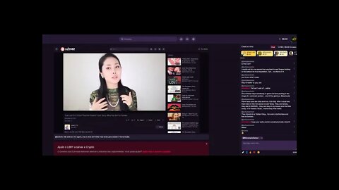 SuperChat também na Odysee. Confira ! não é exclusividade do youtuhe!