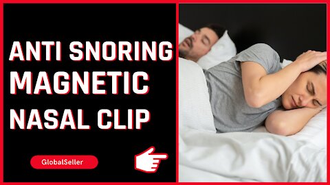 Magnetic Anti-Snoring Nasal Dilator Clip for Sleep Apnea