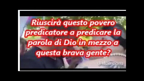 SECONDO VOI RIUSCIRA' QUEST'UOMO A PREDICARE LA PAROLA DI DIO IN MEZZO AI SODOMITI LGBTQ🏳️‍🌈? VEDIAMO IL RISULTATO Bergoglio dichiarò a gennaio 2023 che le leggi sulla sodomia che criminalizzano l'omosessualità sono ingiuste