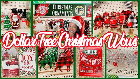 Dollar Tree 2023☃️🎅🏽Dollar Tree Christmas WOWS🎄☃️New Dollar Tree Finds Shop W/Me💚🎄#dollartreefinds