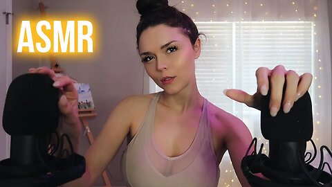 ASMR // Intense Mic Scratching + Whispering Relax