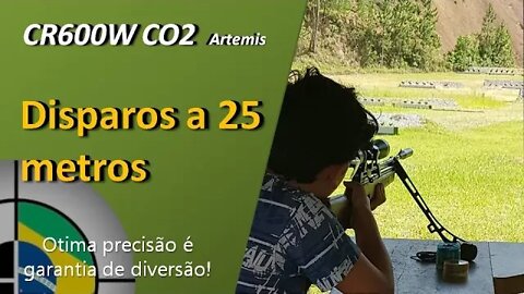 Artemis CR600w - Lata de alumínio a 25 metros [para o amigo Cezar Augusto #uniãonotiroesportivo]