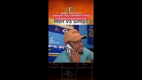 Jacking My Topic Called Men Vs Simps On My Spreaker Podcast