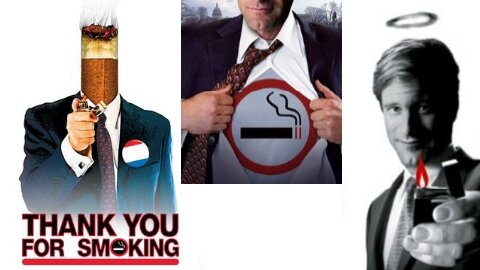 NWO, CINEMA: Film "Thank you for smoking" 2005, Lobby, Inganno, Propaganda, Depopolazione