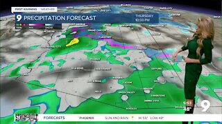 Rain and mountain snow arrives