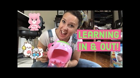 Teaching Toddlers In and Out Through Play & Song -Toddler toys for learning! Toddler Toy Videos