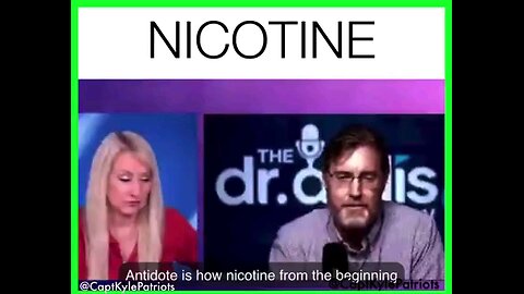 Nicotine-The Non Addictive Wonder Cure Which Is Why They H8 IT