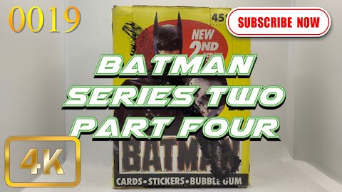 the[CARD]curator [0019] 'Batman' (1989) Trading Cards - Series 2 [4 of 6] [#batman #theCARDcurator]