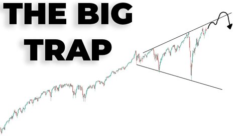 ALL STOCK MARKET YOUTUBERS BELIEVE A CRASH IS COMING...I Expect To See A Huge Bull Trap First.