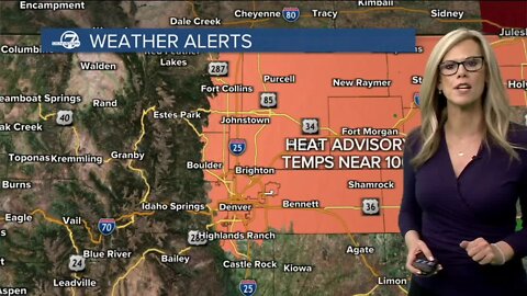 Rare heat advisory issued for Denver metro as near triple-digit temps loom