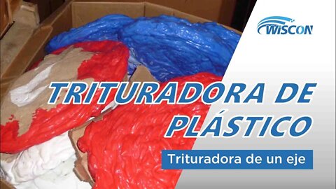 Trituradora de un eje - Trituradora industrial de plástico - Máquina trituradora