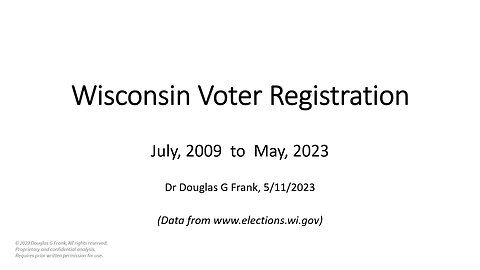 Wisconsin Voter Rolls Update