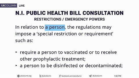 New Proposed Health Restrictions: Public Consultation on New Measures for Northern Ireland - UKC