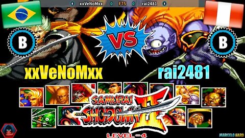 Samurai Shodown II (xxVeNoMxx Vs. rai2481) [Brazil Vs. Peru]