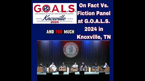 Dr. John Lott was on the Fact Vs Fiction Panel.