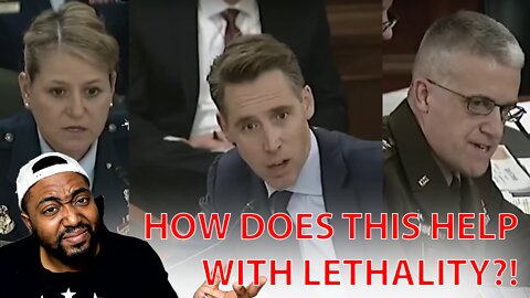 Josh Hawley Presses Generals On How Banning He/She Pronouns On Military Base Helps With Lethality