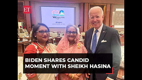 US President Biden shares candid moment with Bangladeshi PM Hasina, takes selfie at G20 dinner event