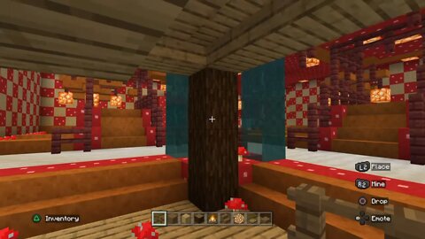 Minecraft: mushroom room build