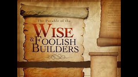 Luke 6:1-49 The wise who built his house on Rock, the foolish built his house on sand.