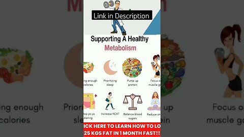 How to increase your metabolism permanently | Supporting a healthy metabolism #shorts