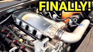 FINALLY!! Holley Sniper Intake Manifold Install on a Gen IV Hemi