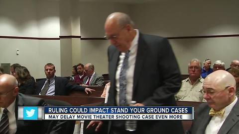 "Stand your ground" ruling could mean new hearing in Wesley Chapel movie theater shooting