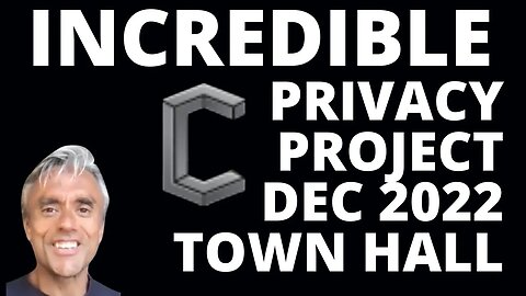 INCREDIBLE PRIVACY ALTCOIN GEM - CONCEAL NETWORK - OPEN TOWN HALL - DEC 2022!