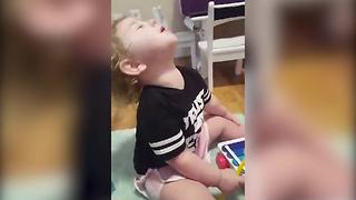 Talented Kid Plays Xylophone And Sings