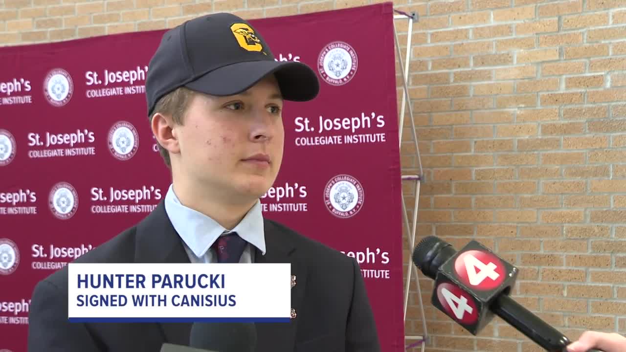 Hunter Parucki discusses signing a lacrosse LOI with Canisius