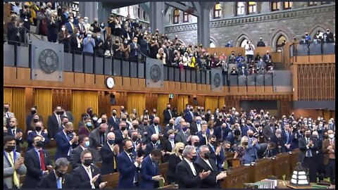 President Zelensky Receives Standing Ovation Before Speaking To Canada's Parliament