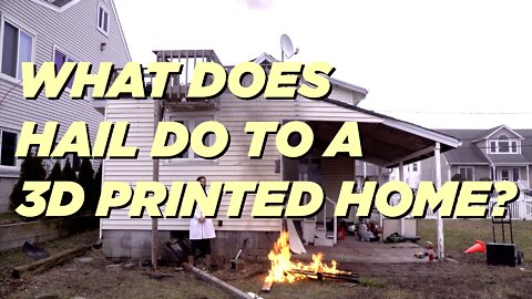 What Does Hail Do to a 3d Printed Home?