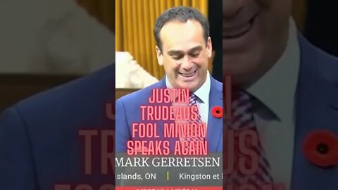 Justin Trudeaus fool minion speaks again #shorts