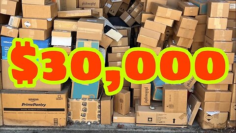 $30,000 paid for 1 abandoned storage unit unboxing