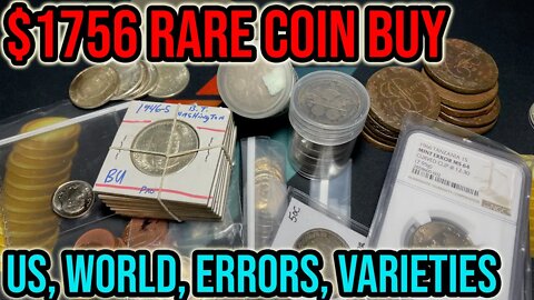 Bought $1,756 Of Rare Coins For My Collection & To Flip - My Strategy (How Did I Do) + Advice!!