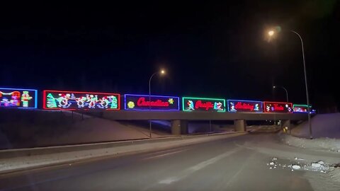 Christmas Train in Alberta