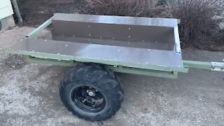 2021- Building an ATV trailer for transporting elk and my elk camp: part 5