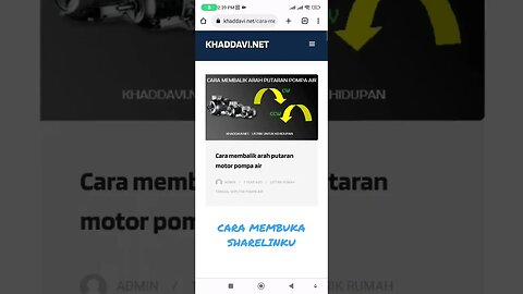 Cara Buka ShareLinku #shortvideo #penghasilandariinternet #tutorial #tutorialpc #teknikpintarit