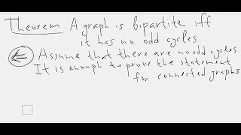 The characterization of bipartite graphs in terms of odd cycles