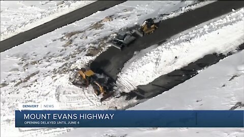 Mount Evans opening delayed by late season snow