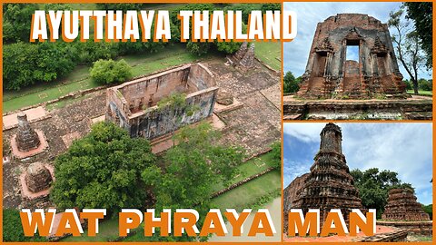 Wat Phraya Maen วัดพระยาแมน - Ayutthaya Historical Park - Ancient Royal Temple - Thailand 2024