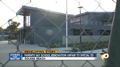 Parents say school renovation unfair to special ed