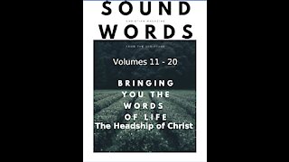 Sound Words, The Headship of Christ